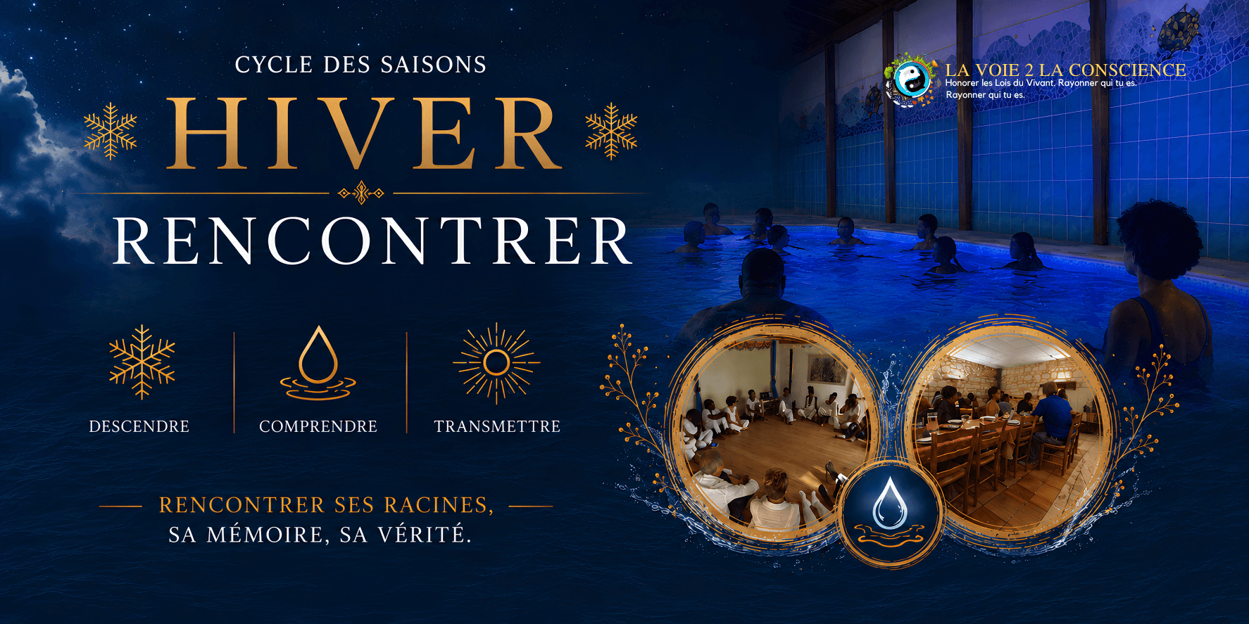 Affiche — Hiver — Rencontrer